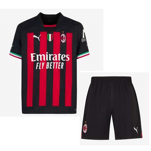 Trikot AC Milan Heim Kinder 2022-23